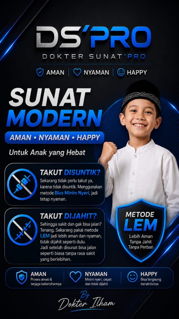 Poster Sunat Modern Metode LEM